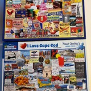 I Love Baking and I Love Cape Cod Puzzle Duo Complete 1000 Pieces